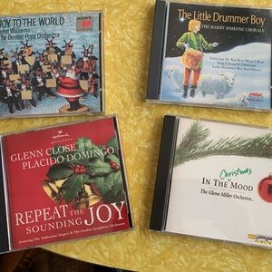 Christmas cds!  Start the season out right 🎄